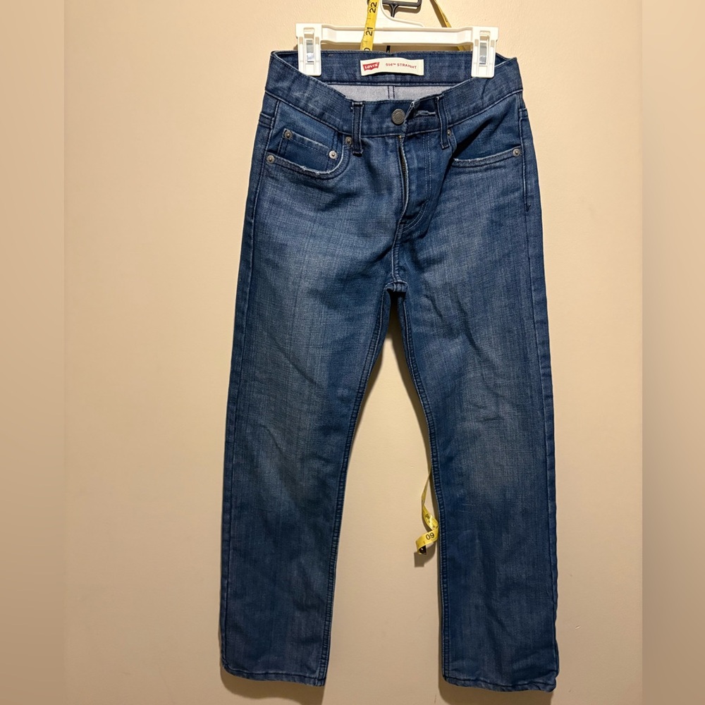 Levi's Boys 514 Classic Indigo Straight Jeans Sz 12reg